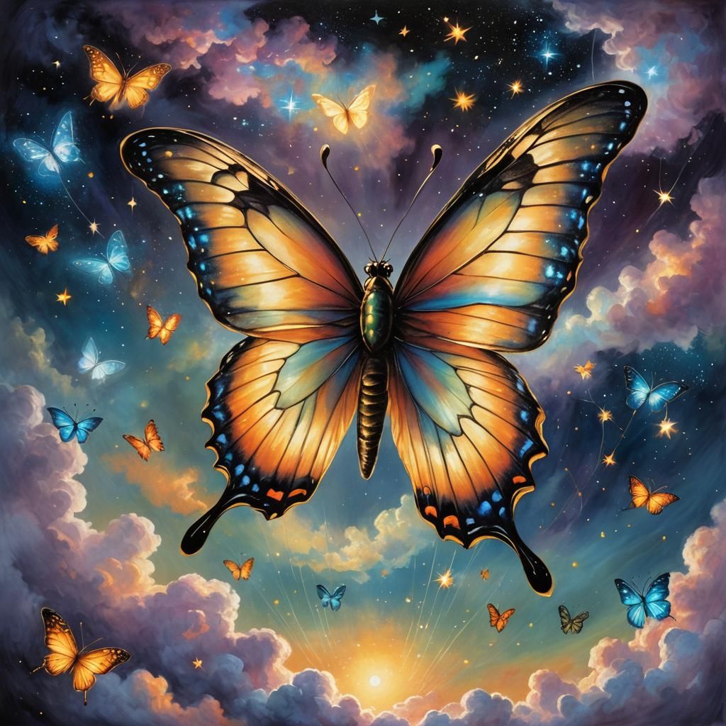 Butterflies - AI Generated Artwork - NightCafe Creator