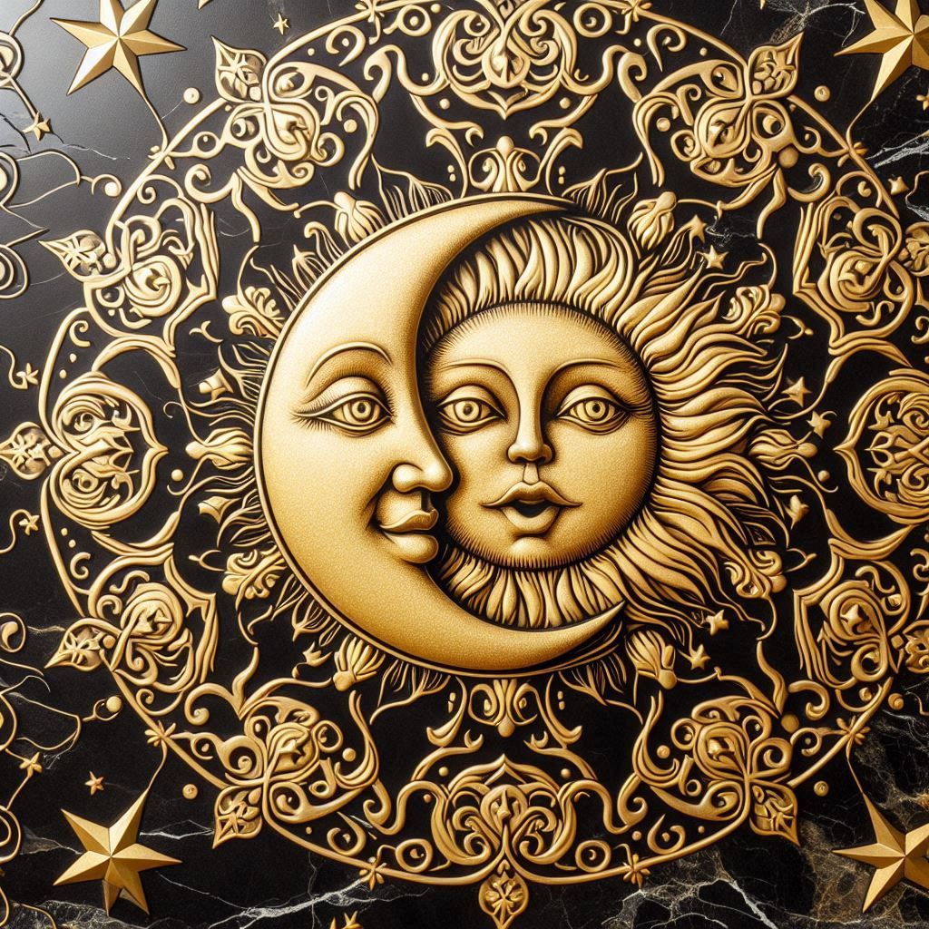  folk art with a touch of isometric abstract. Think of Klimt meets Chagall, Kandinsky and Rothko.