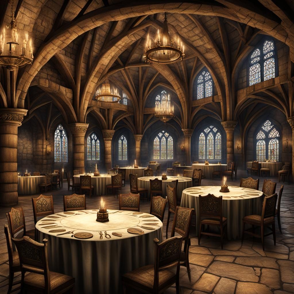 Banquet hall: Medieval Lair: Knights of the round table 9