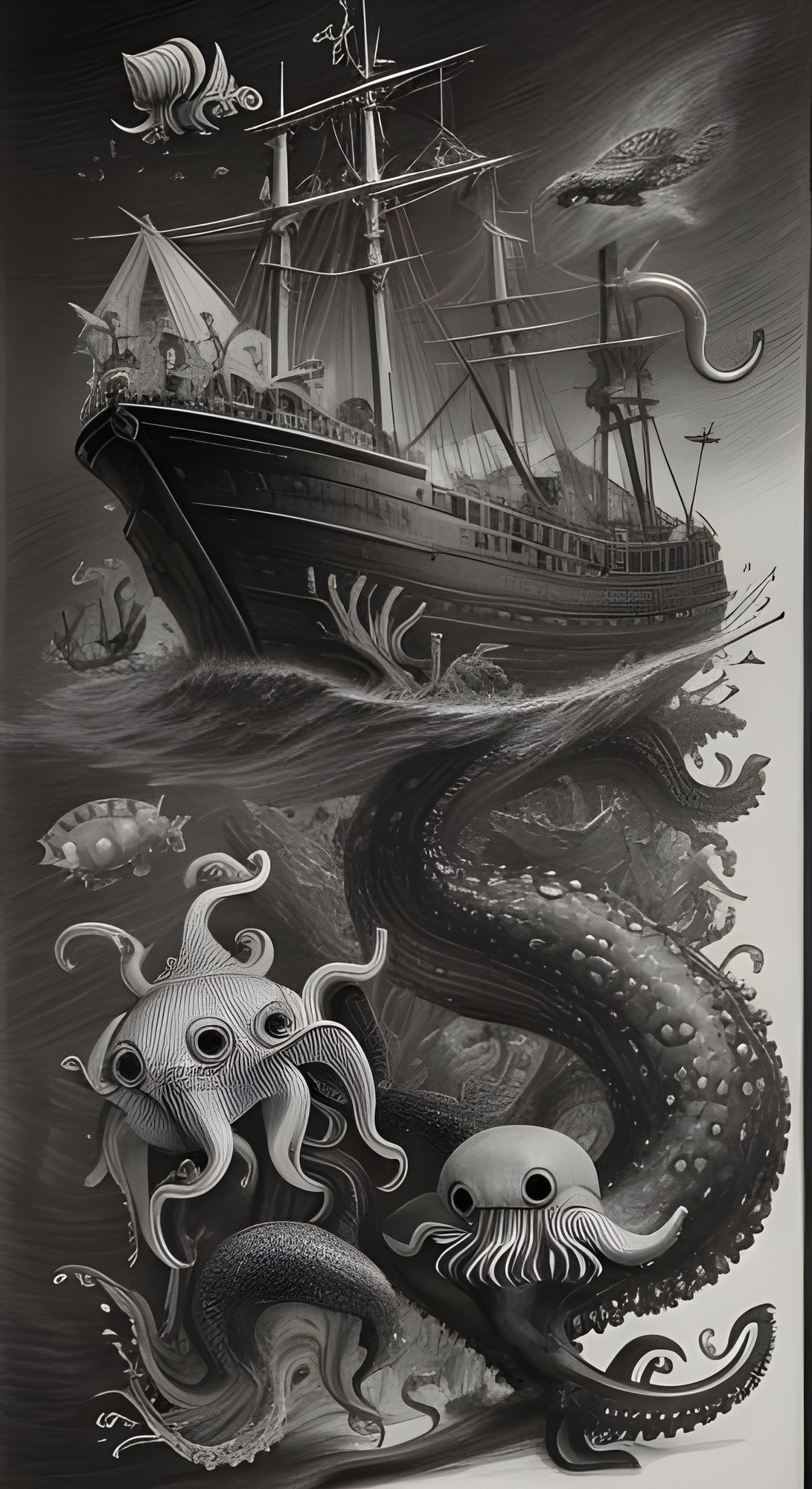 Undersea paper world