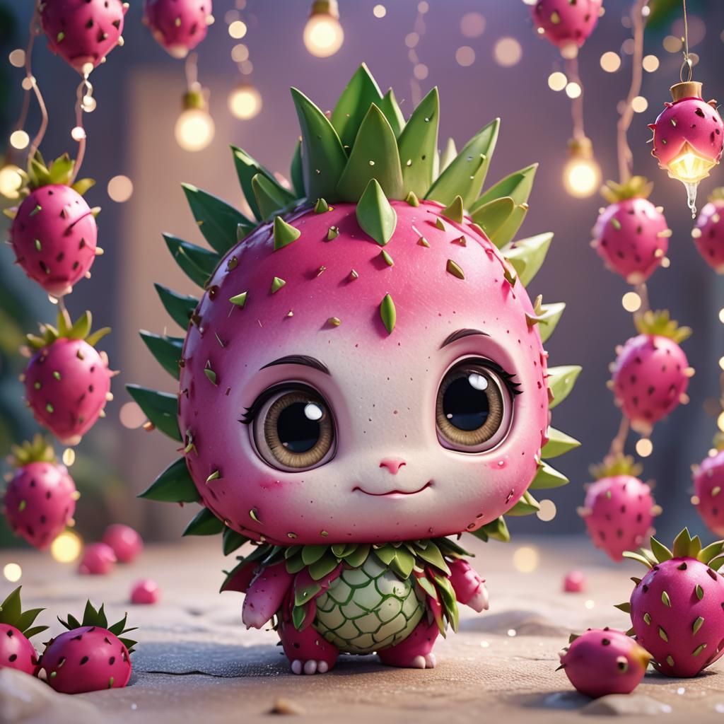 Chibi Dragonfruit   by @Lucy