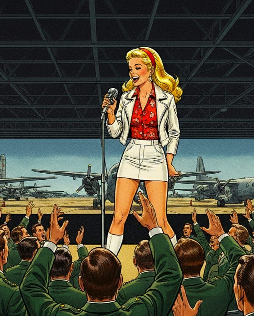 USO Singer, "For the Boys"