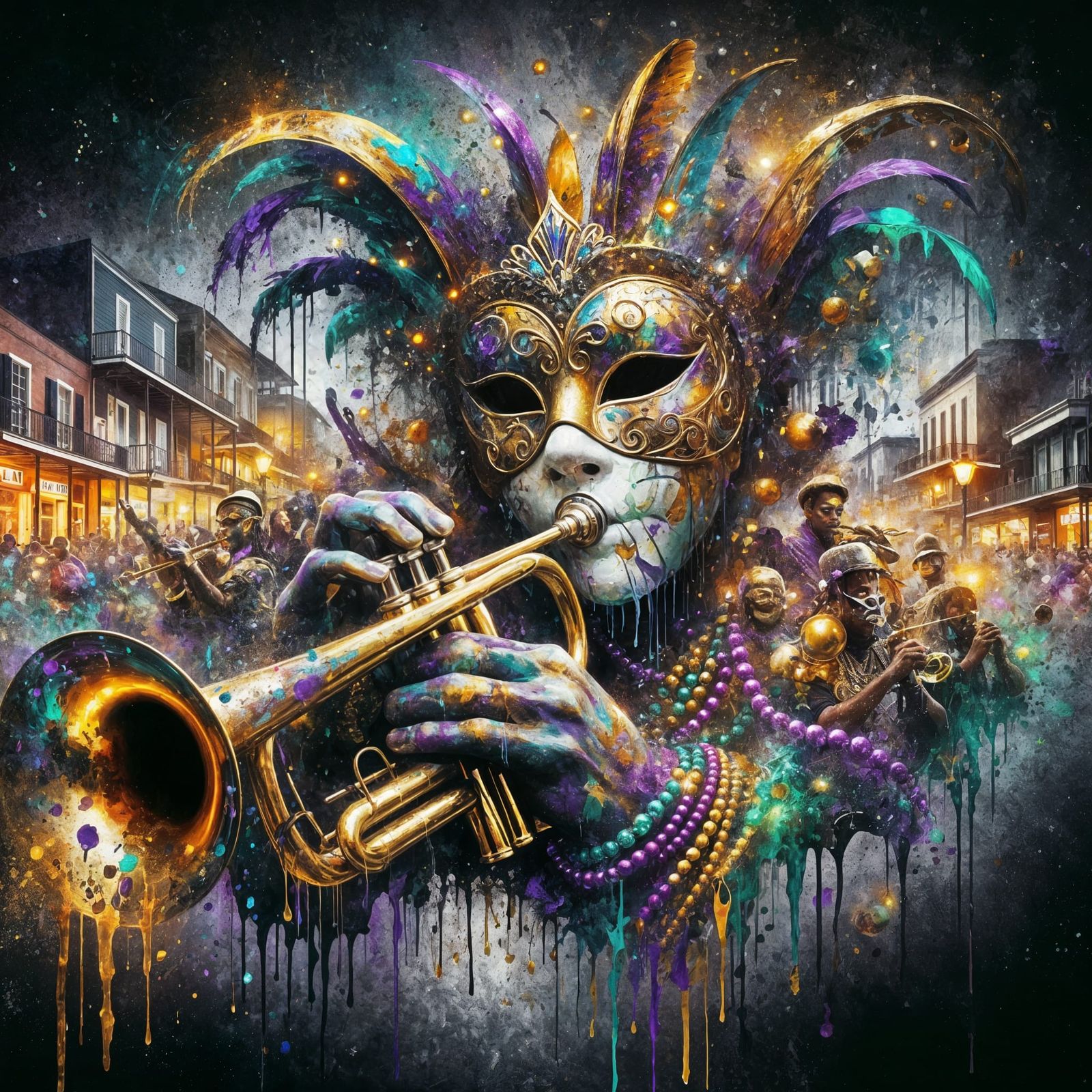 Mardi Gras (New Orleans, USA)   by @Kat The Wolf