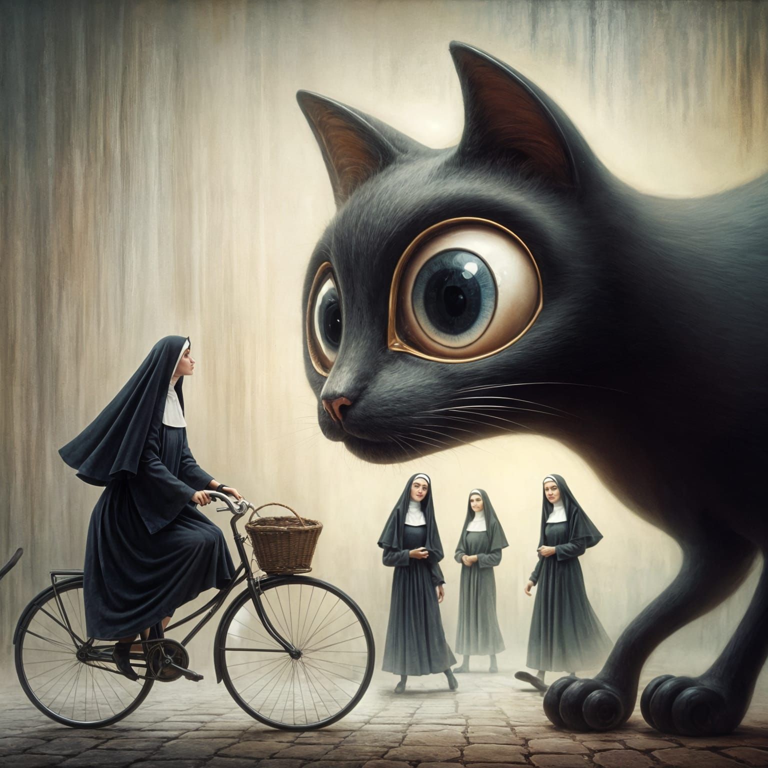 what a strange sight...