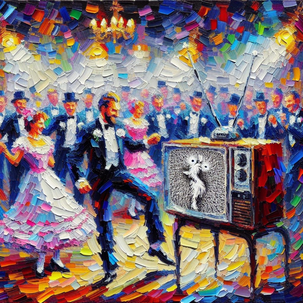 Pattern Against User on A Lawrence Welk Polka Party When The...