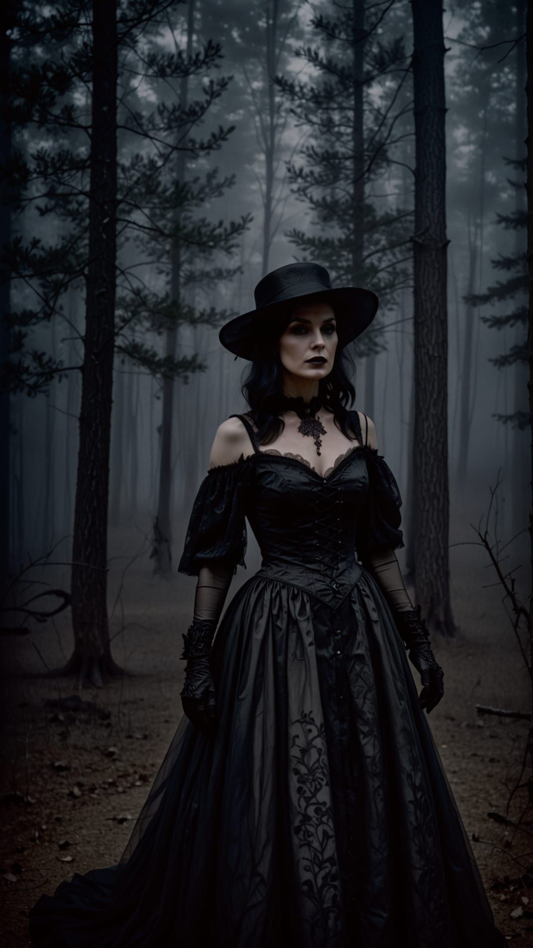 Gothic Black Dress