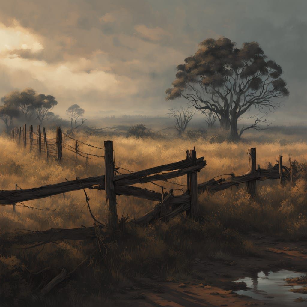 Old Fence  by @JimmytheRogue