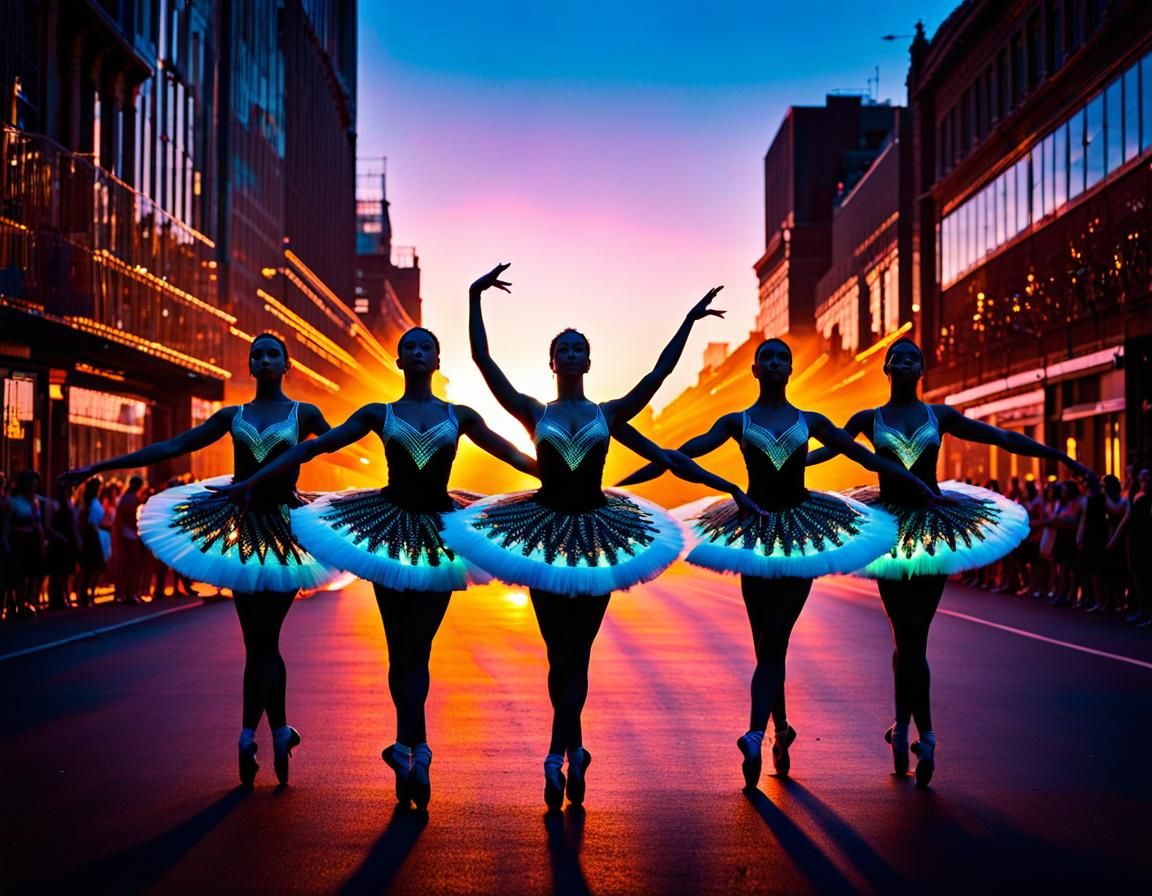 Bioluminescent Glow - Professional Photography of a Ballet troupe ...