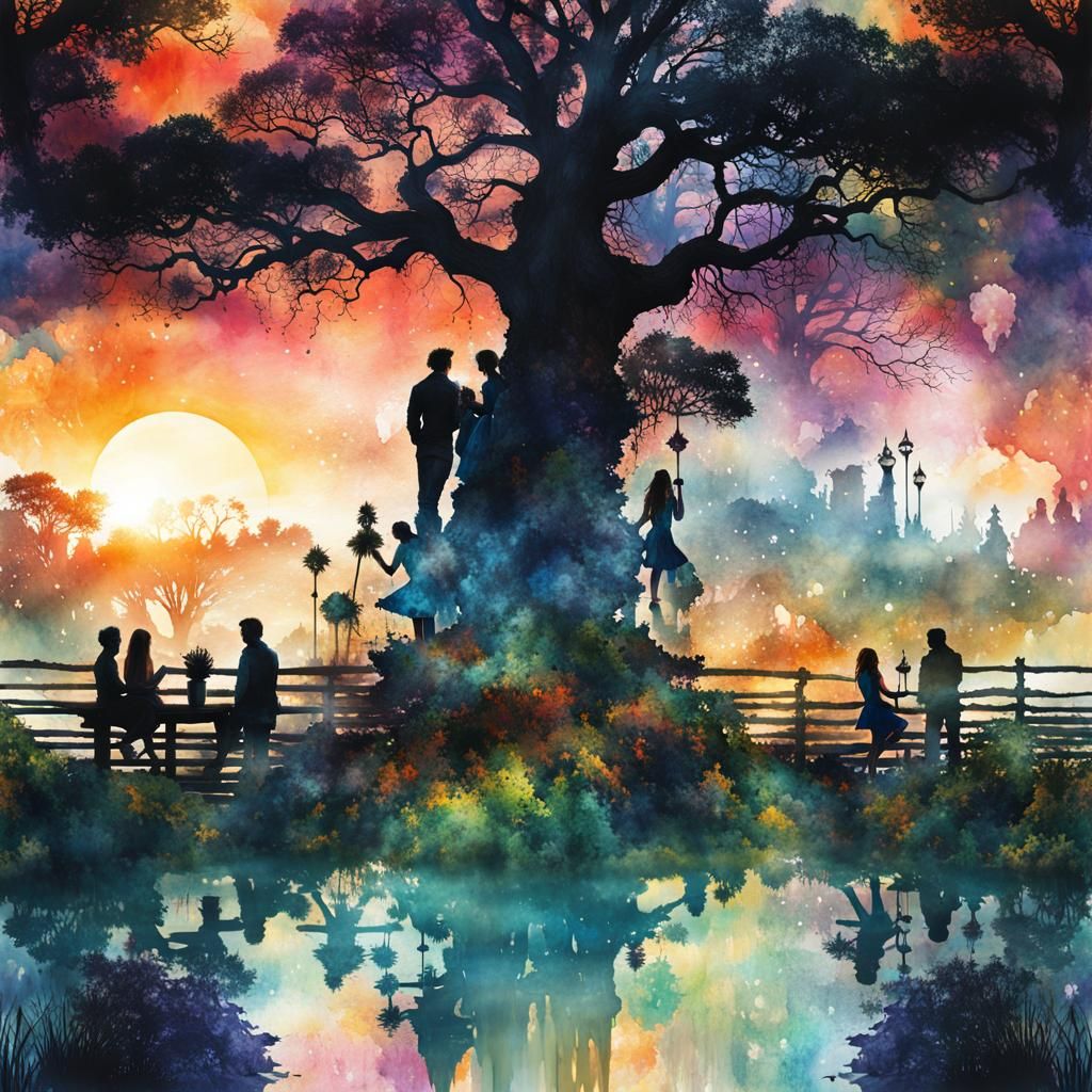 Memories of a Gathering Place  by @Chief_Runs-with-scissors