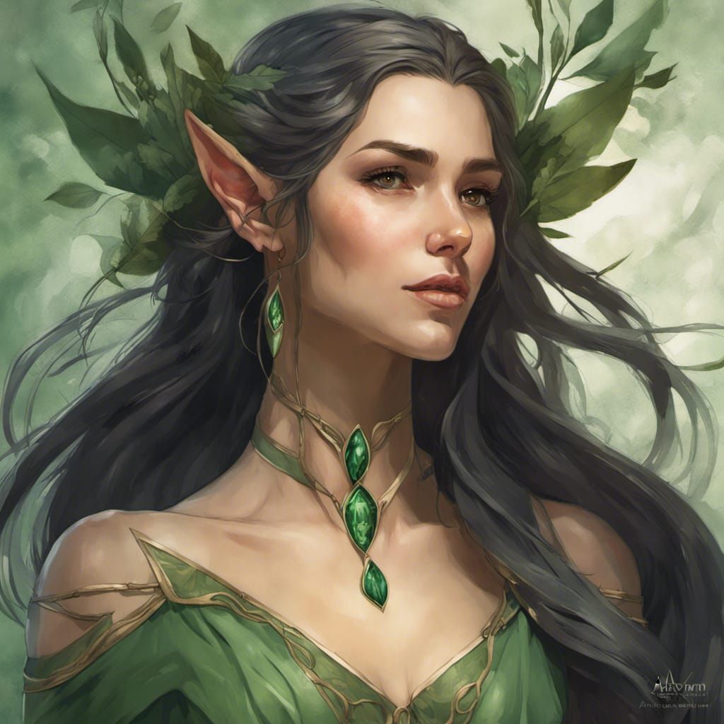 Elven maiden 1 - AI Generated Artwork - NightCafe Creator