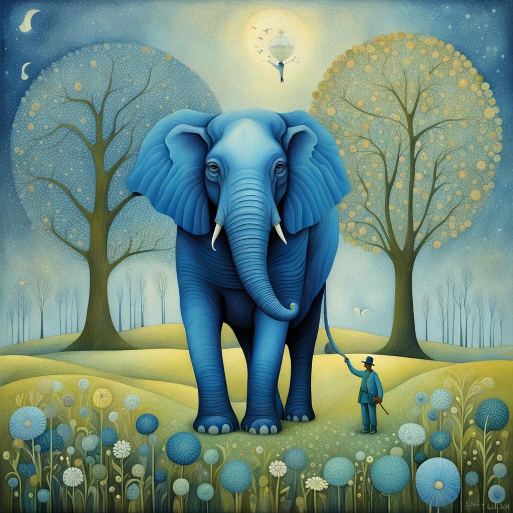 Elephant and Friend