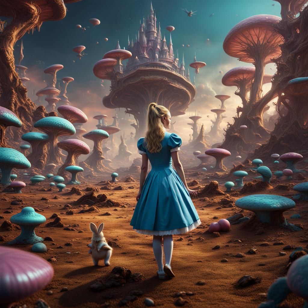 Alice in Wonderland on (alien planet)