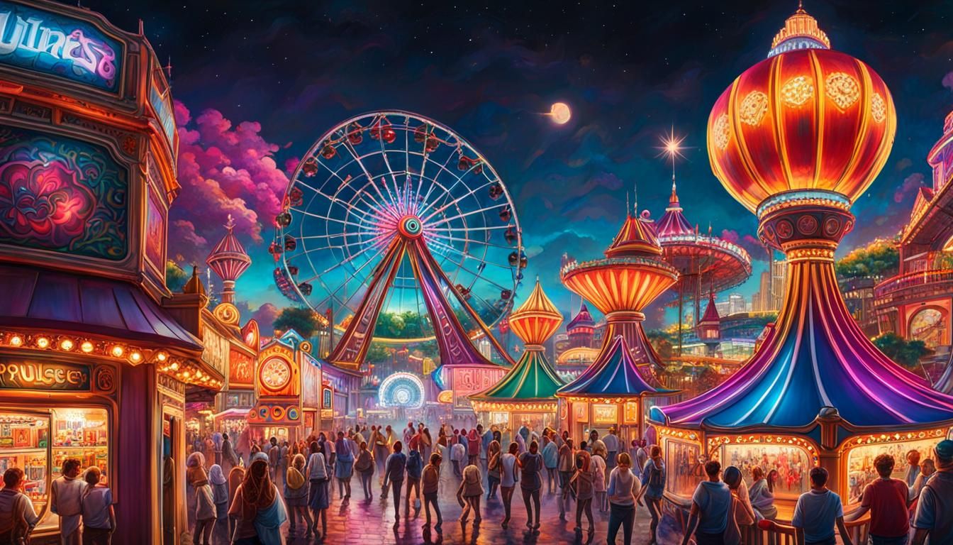 Amusement Theme Park  by @undefined