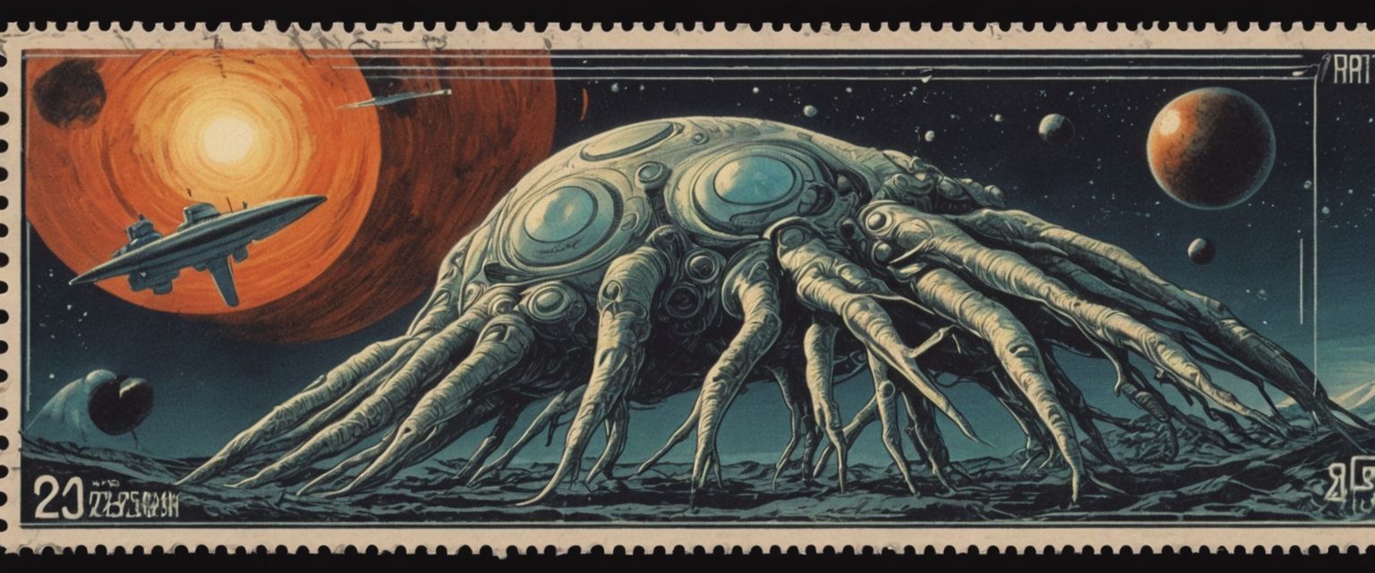 Retro SciFi Stamps