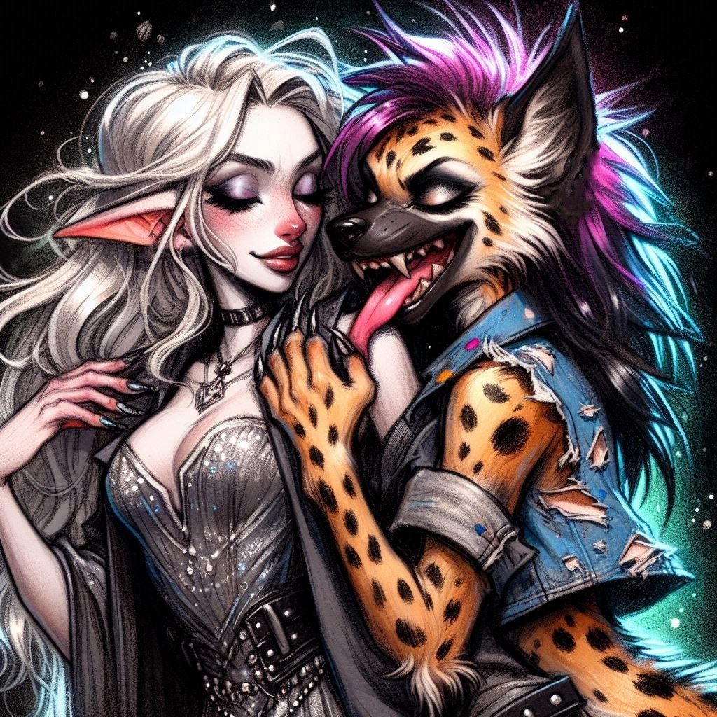 Scuzz and Luthien Drawings