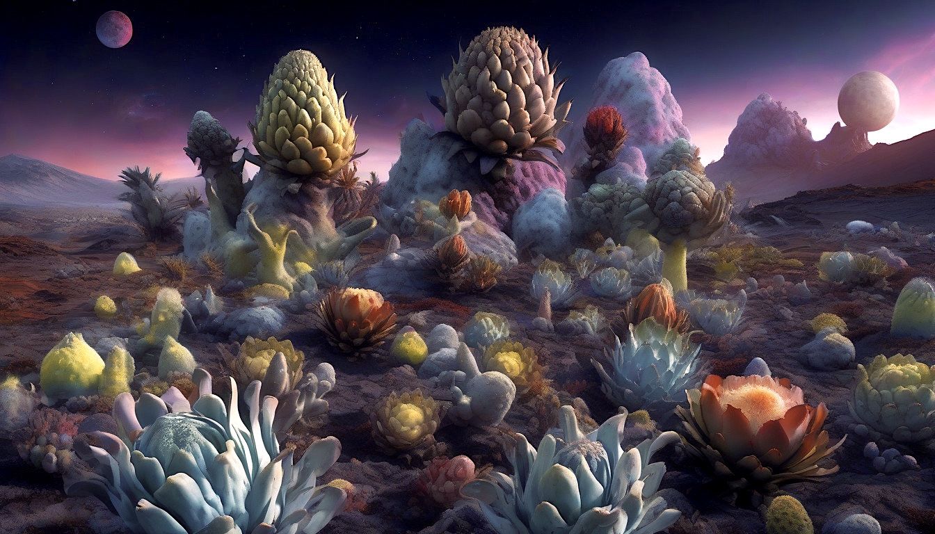 Amazing garden on another planet #133