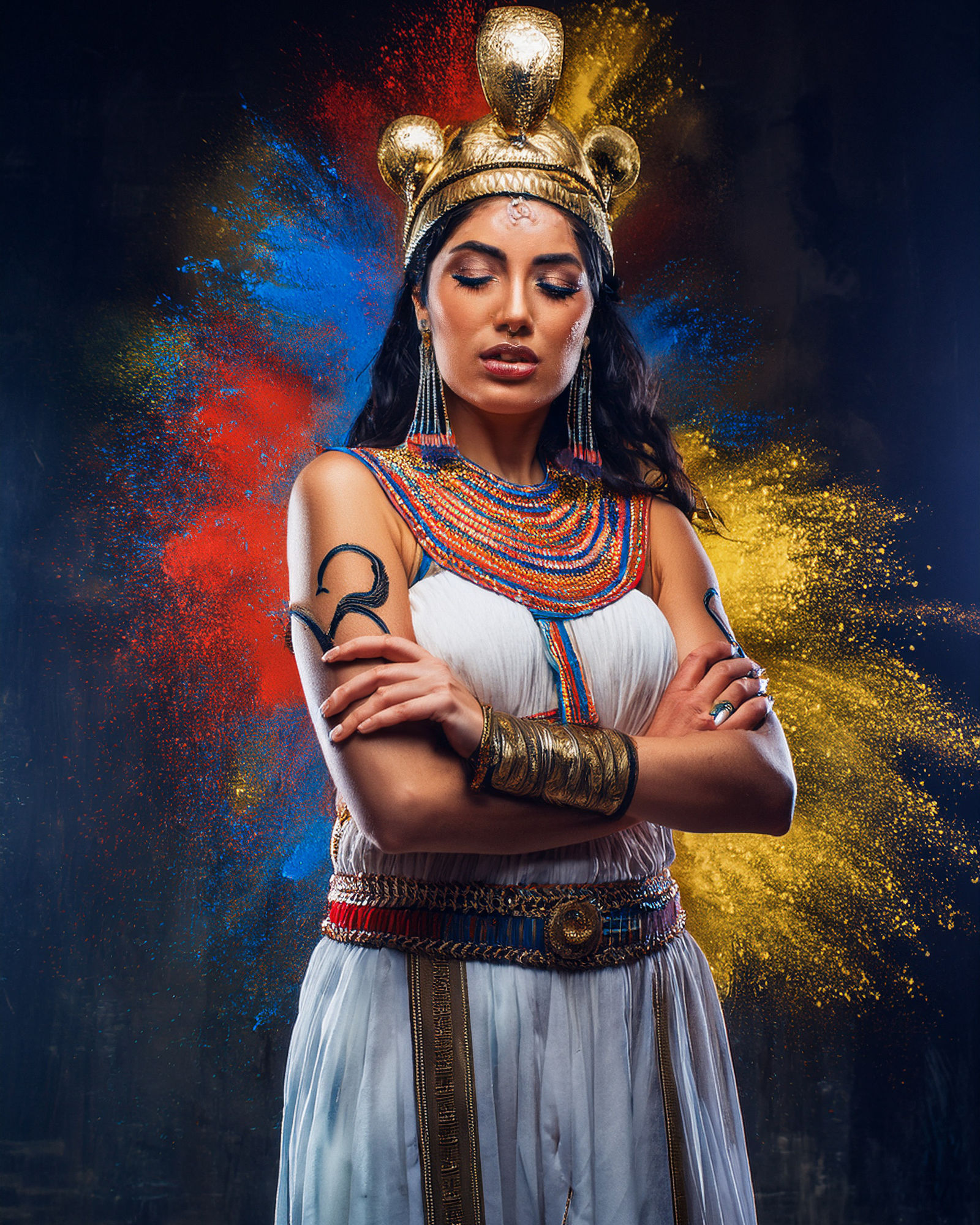 The theatrical beauty of Cleopatra