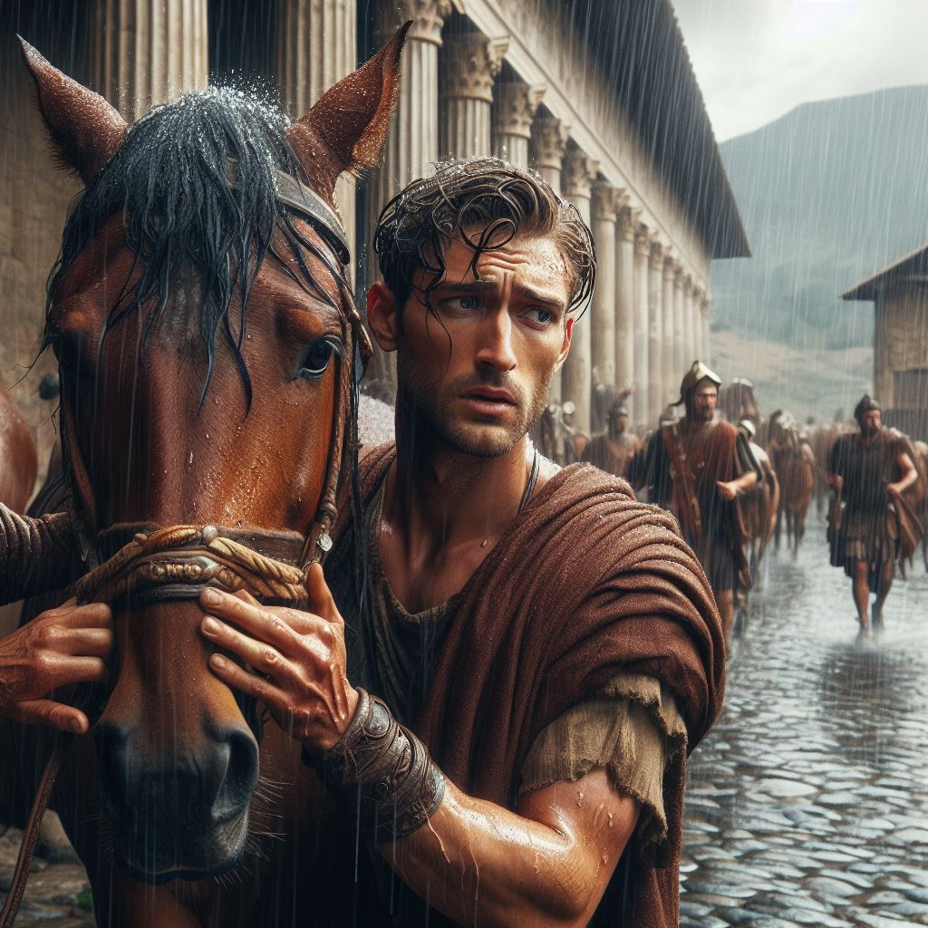 Iuro me nescire quid sit in capite tuo interdum, ita numquam ad equites pervenimus!