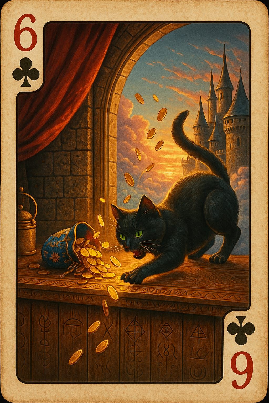 6 of clubs NO MY CREDITS... ALBUS!!!!!! I NEED THEM