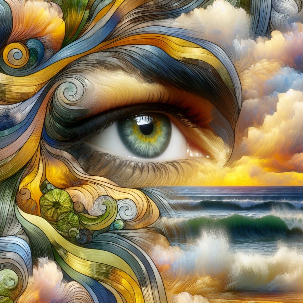 Ocean Sight AI Generated Artwork NightCafe Creator