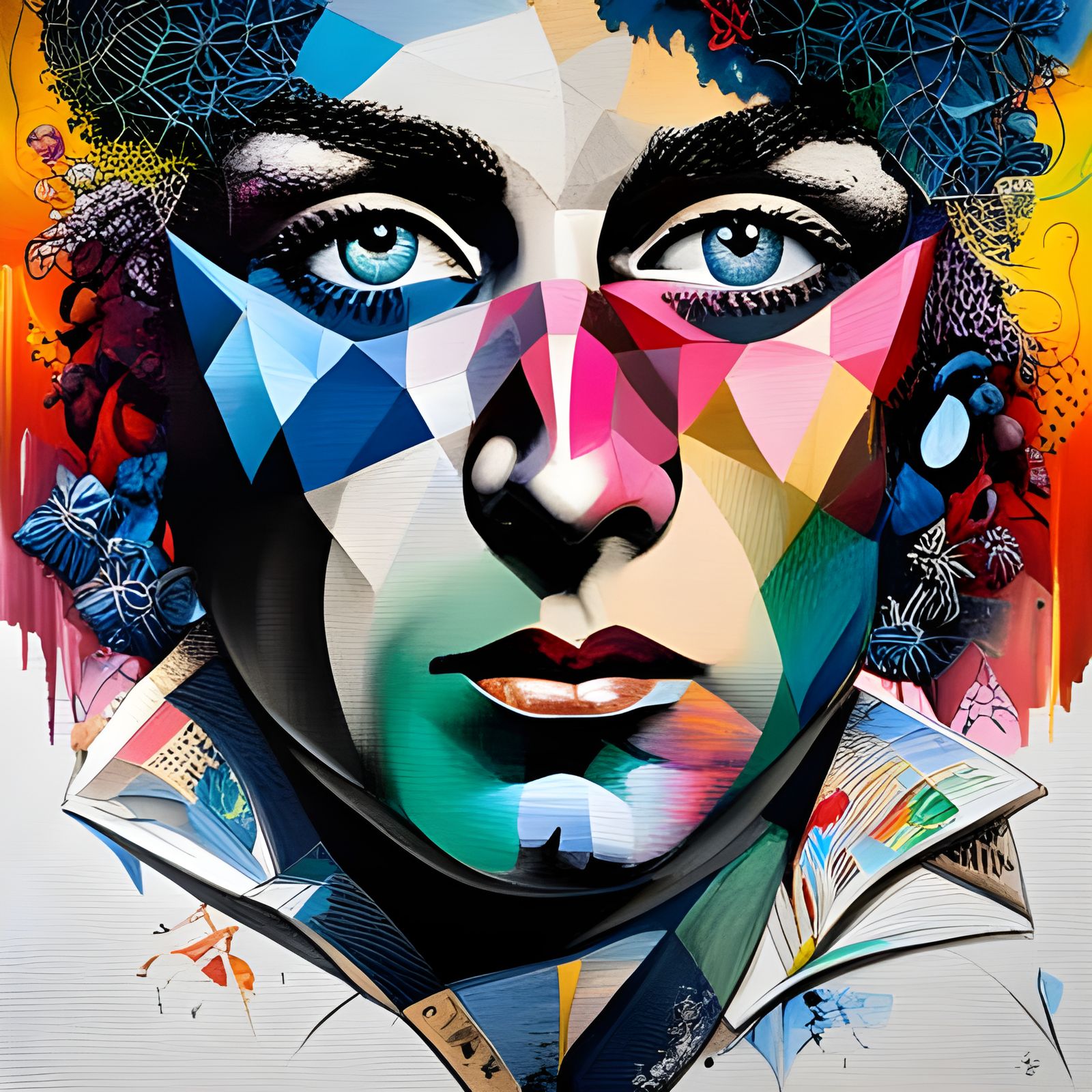 A face collage 1  by @OneMich01