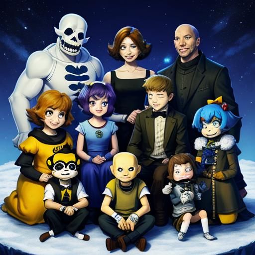 Undertale cast - AI Generated Artwork - NightCafe Creator