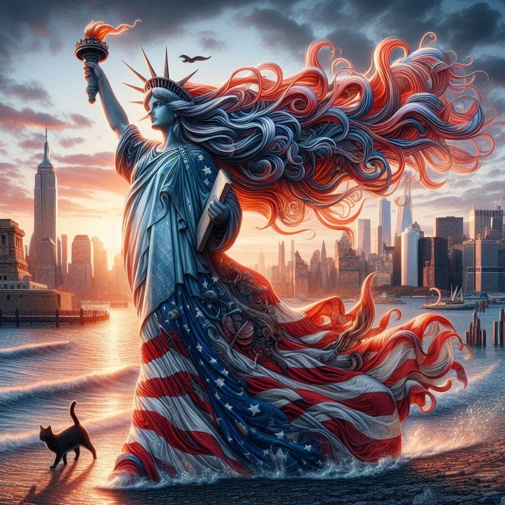 Lady Liberty on a Mission