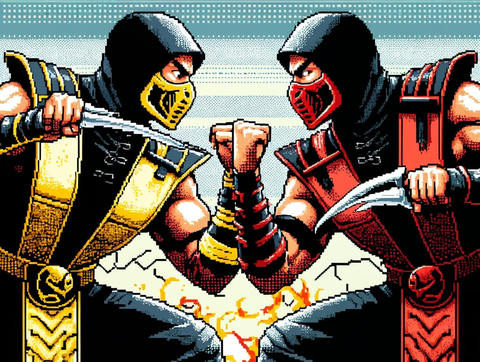 Scorpion vs Ermac [Mortal Kombat]