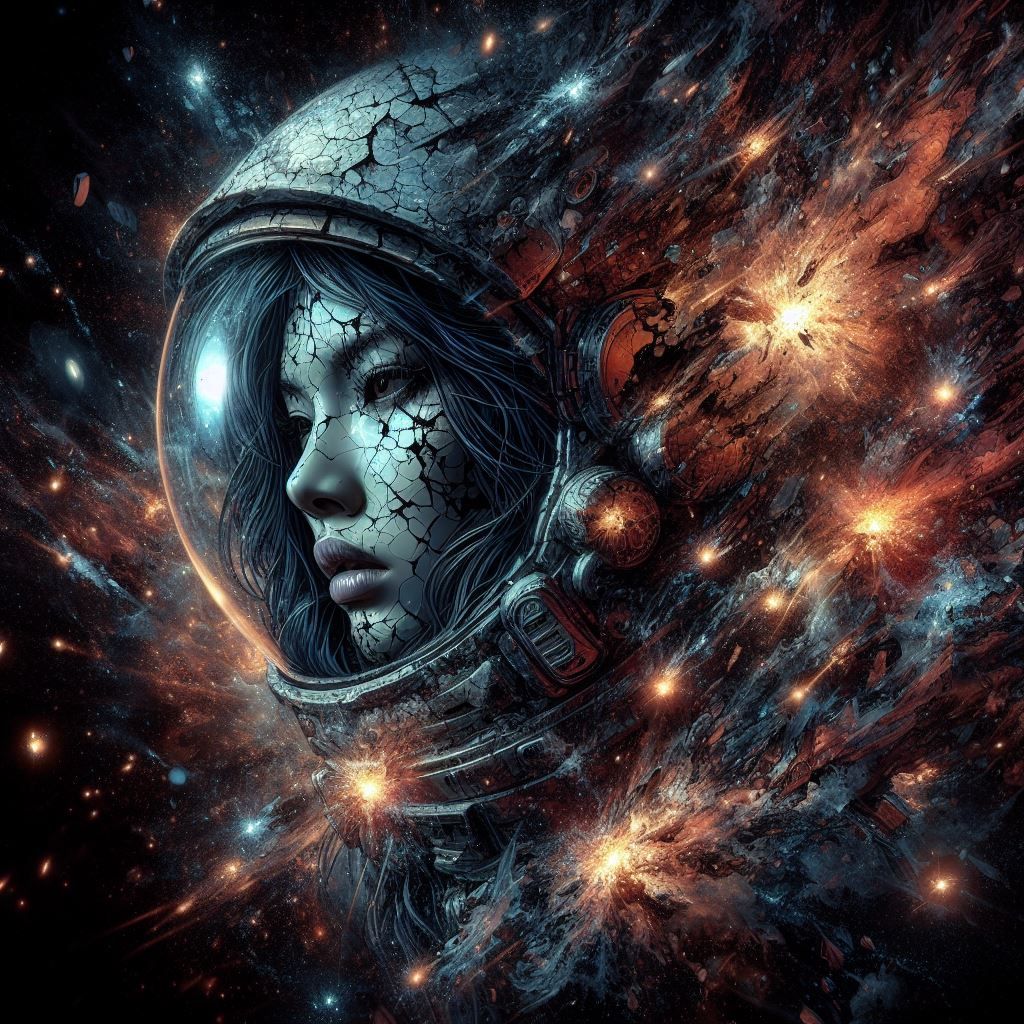 Astronaut - Can't escape gravity - AI Generated Artwork - NightCafe Creator