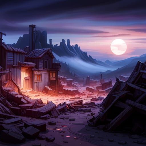 Abandoned Mining Town