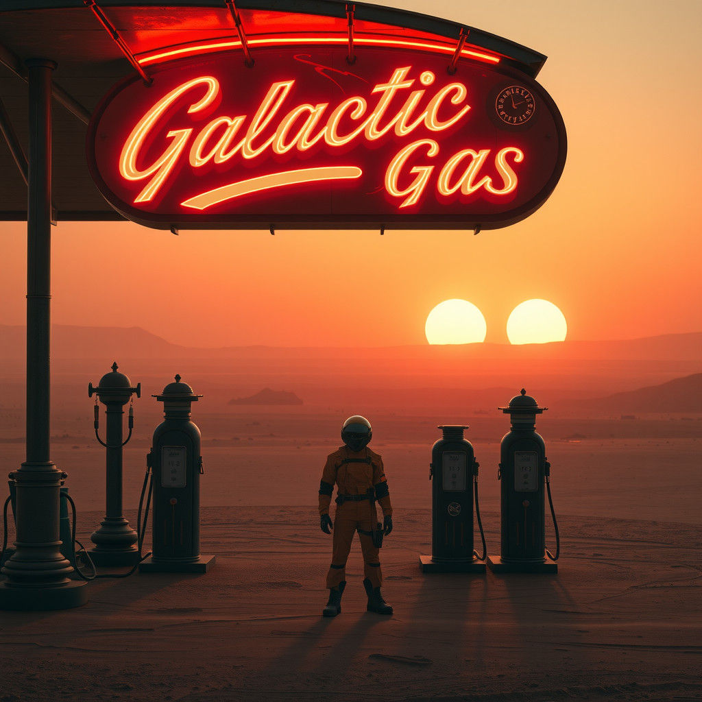 Fill up at Galactic Gas  by @Dom Jesus