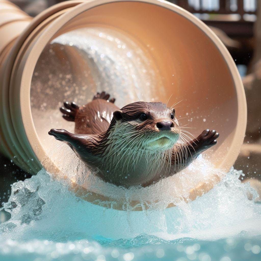 Otter 'load of fun at waterpark series