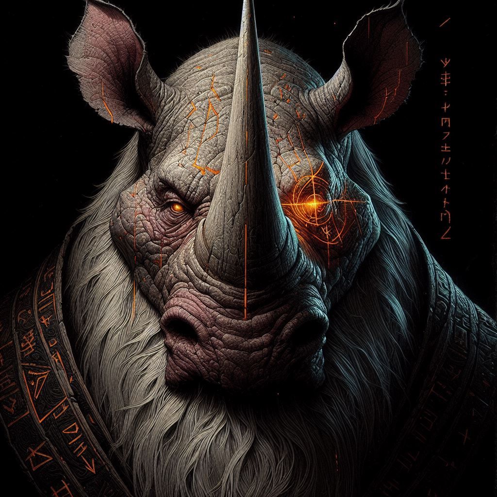 Runic Rhino Sorcerer