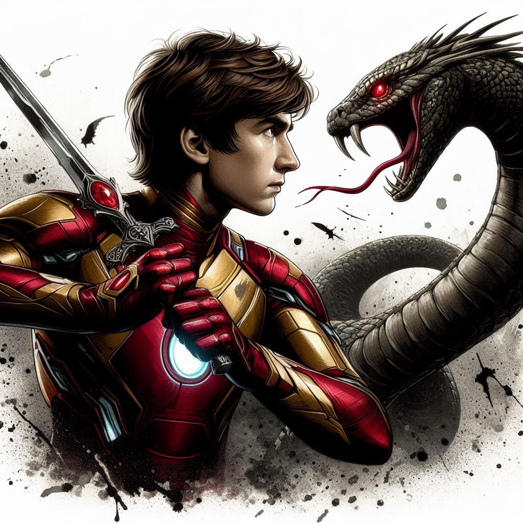 Neville Longbottom as Iron Man