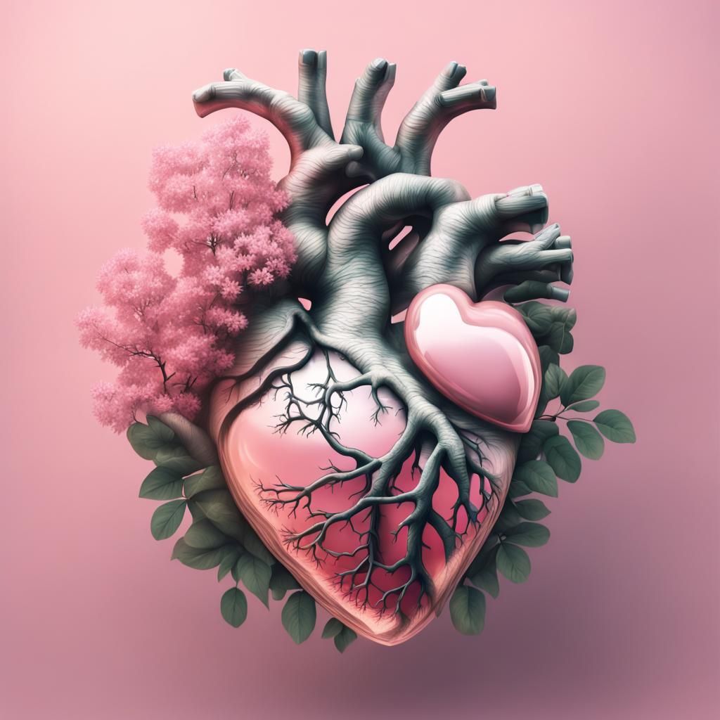 Nature within a heart