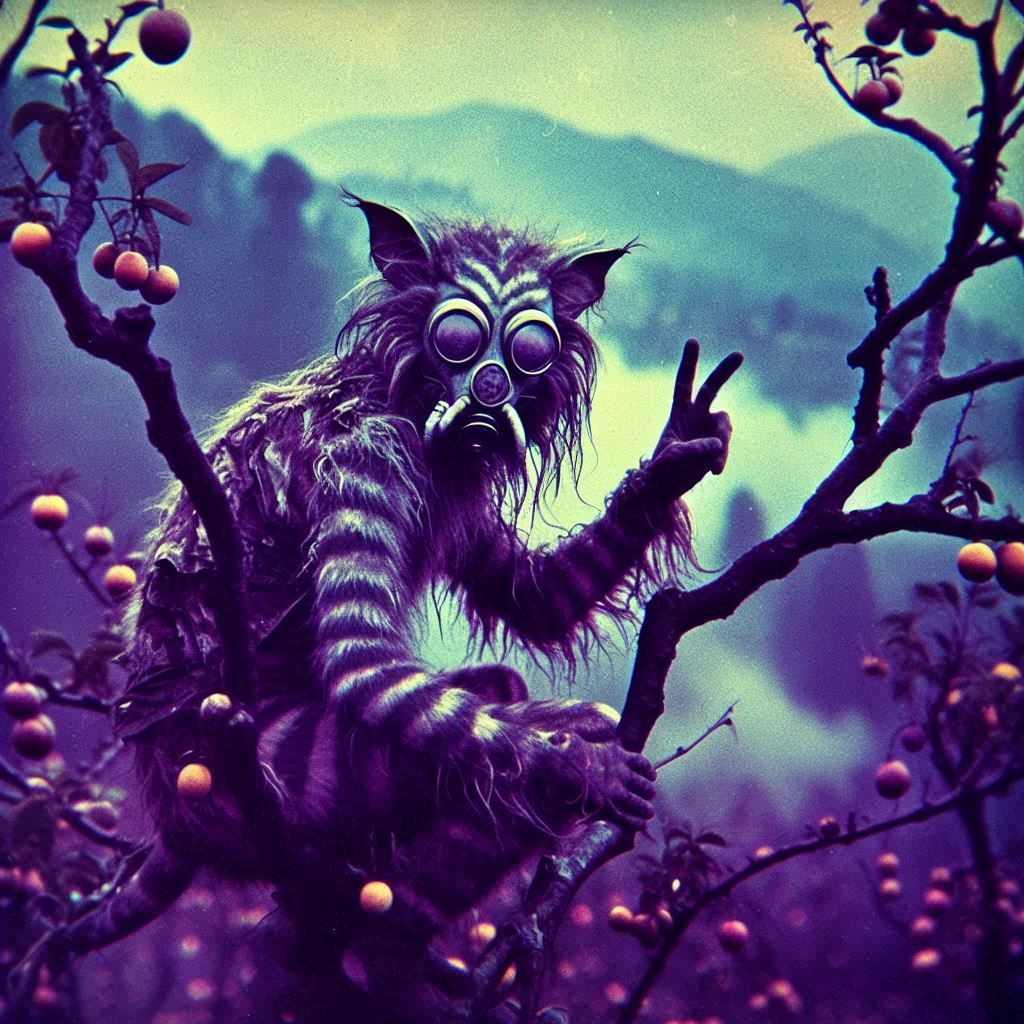 arm-fist cat coat conk