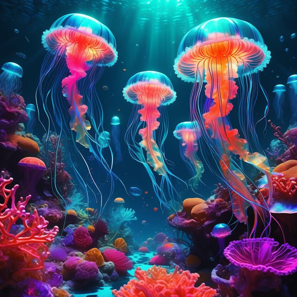 coral reef  by @undefined