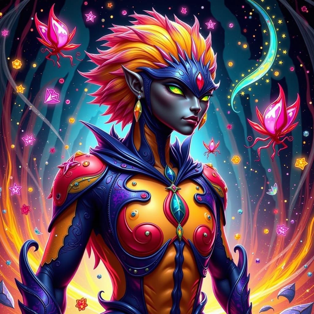 Creature Kaleidoscope Mandala <lora:Kaleido:1.0> 