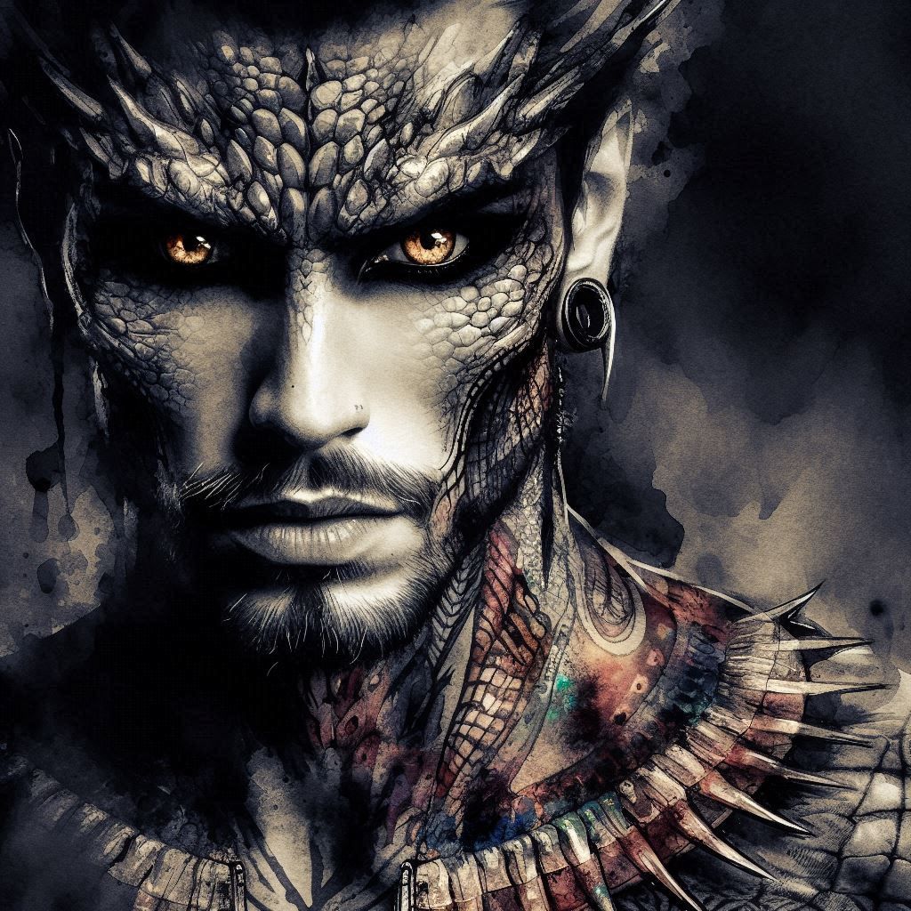 Egyptian Alligator man