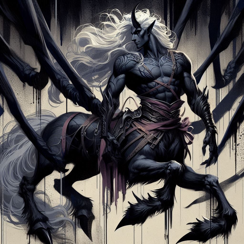Drow centaur