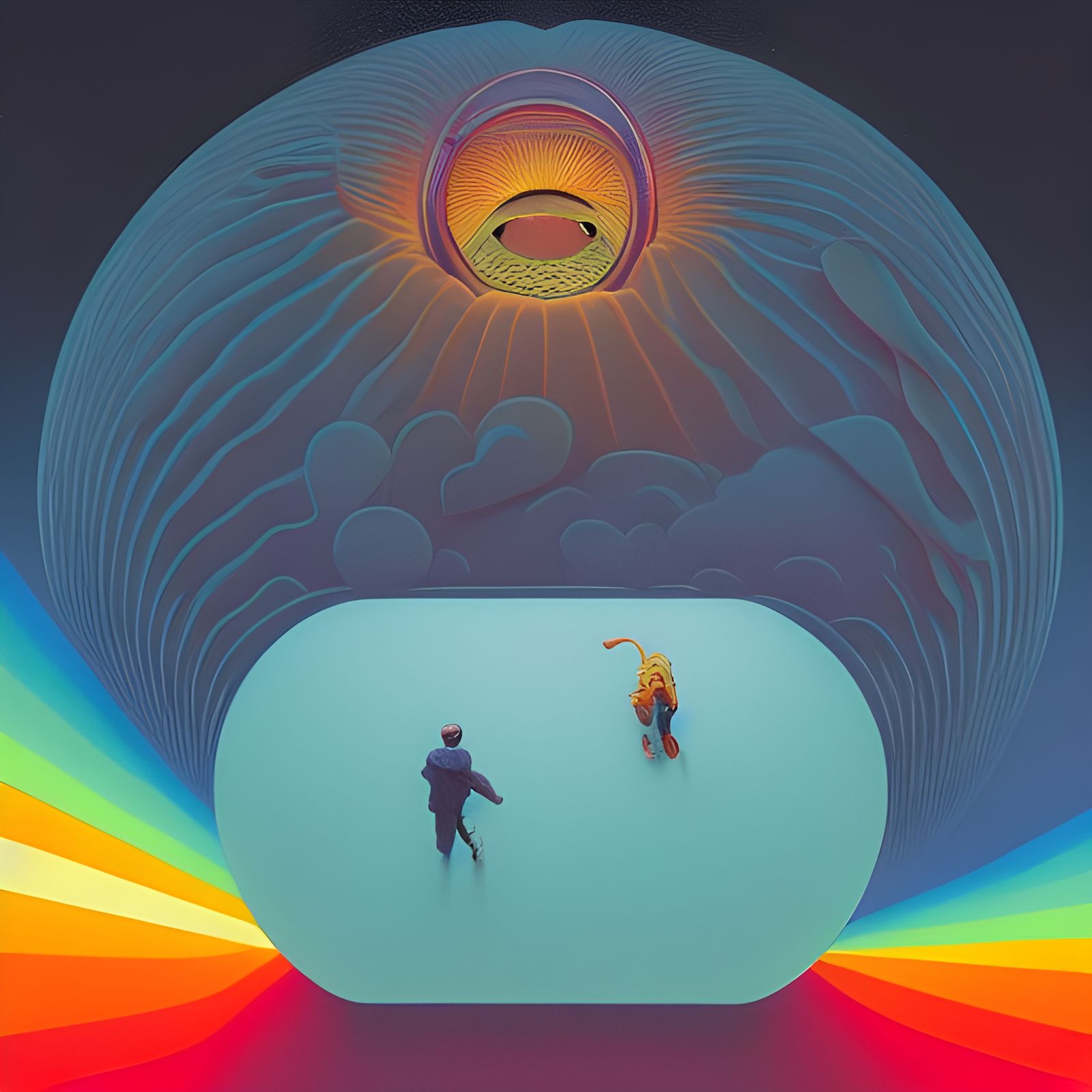 Foam Celestial Objects in Fantasy Digital Art