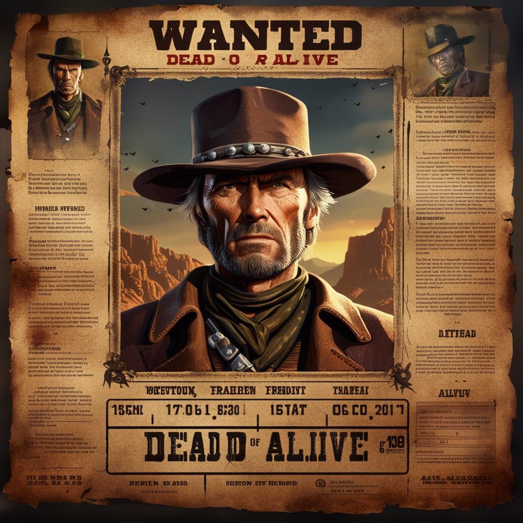 Dead or alive poster
