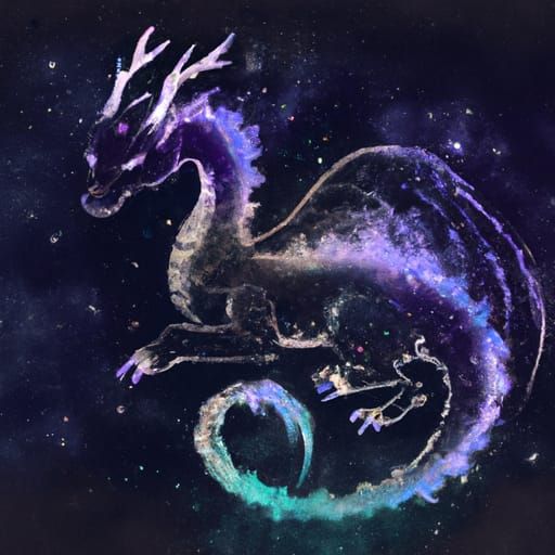 Draconic Spirit Of Hydrogen - Ai Generated Artwork - Nightcafe Creator