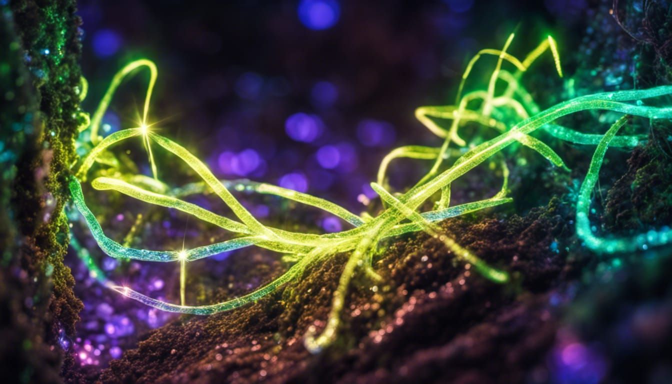 Glowing Alien DNA