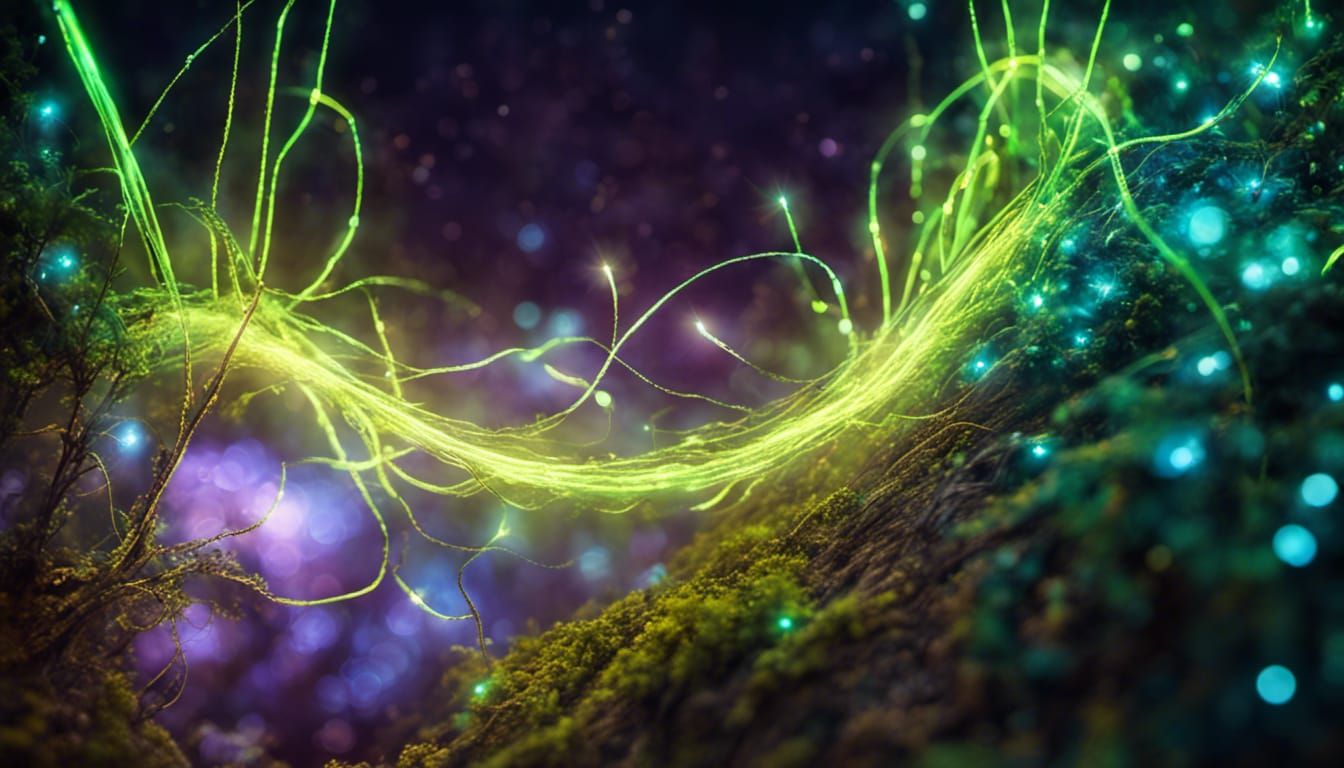 Glowing Alien DNA