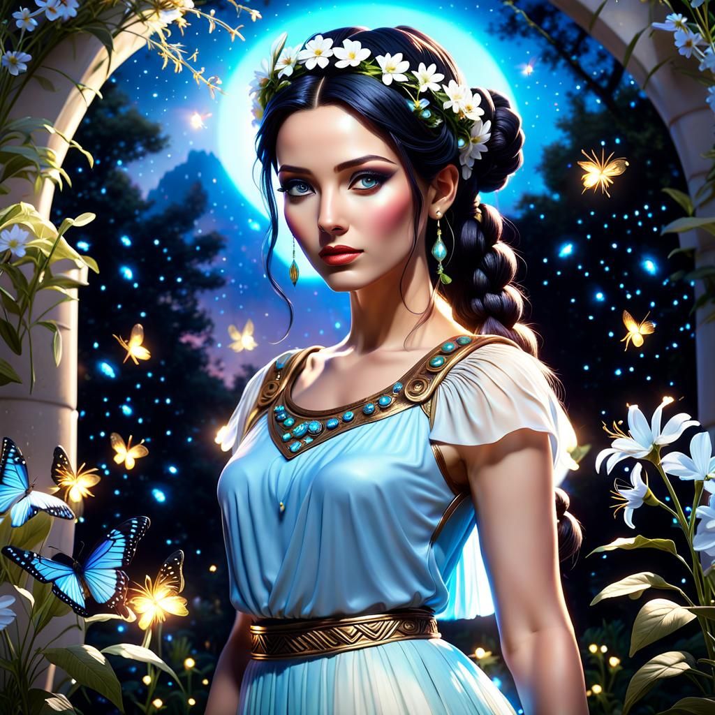 Beautiful Greek Goddess - AI Generated Artwork - NightCafe Creator