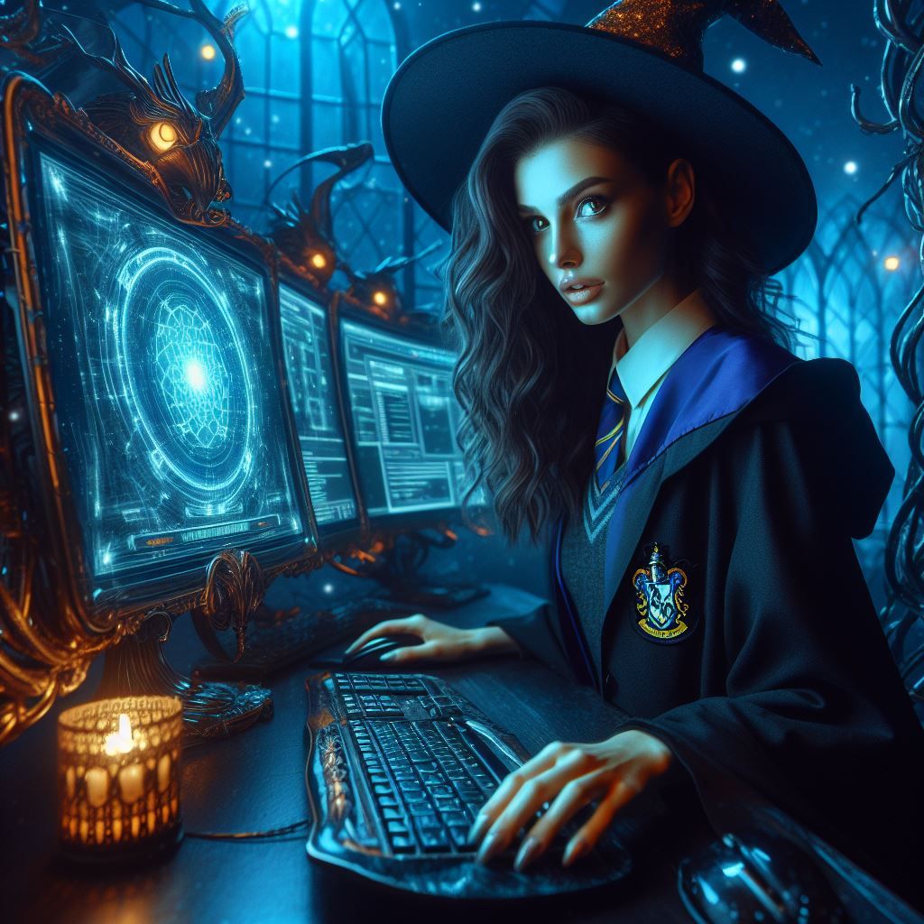 Ravenclaw Computer Witch