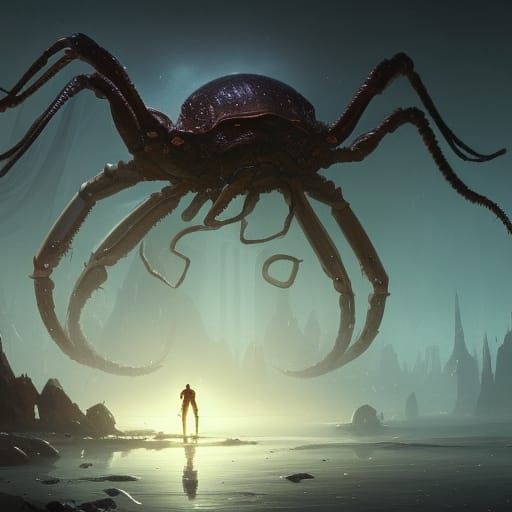 Alien Crab - AI Generated Artwork - NightCafe Creator