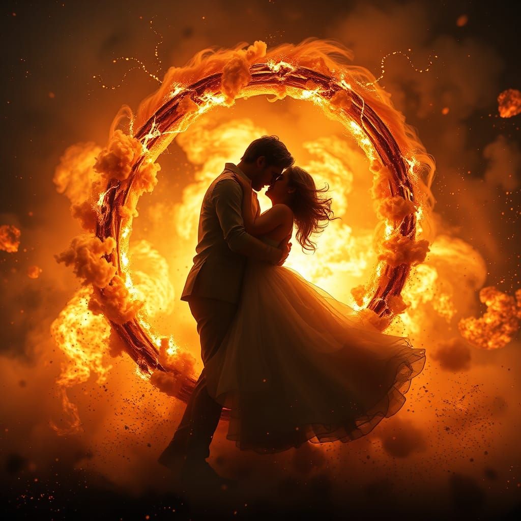 A burnin' ring of fire  by @maurun1