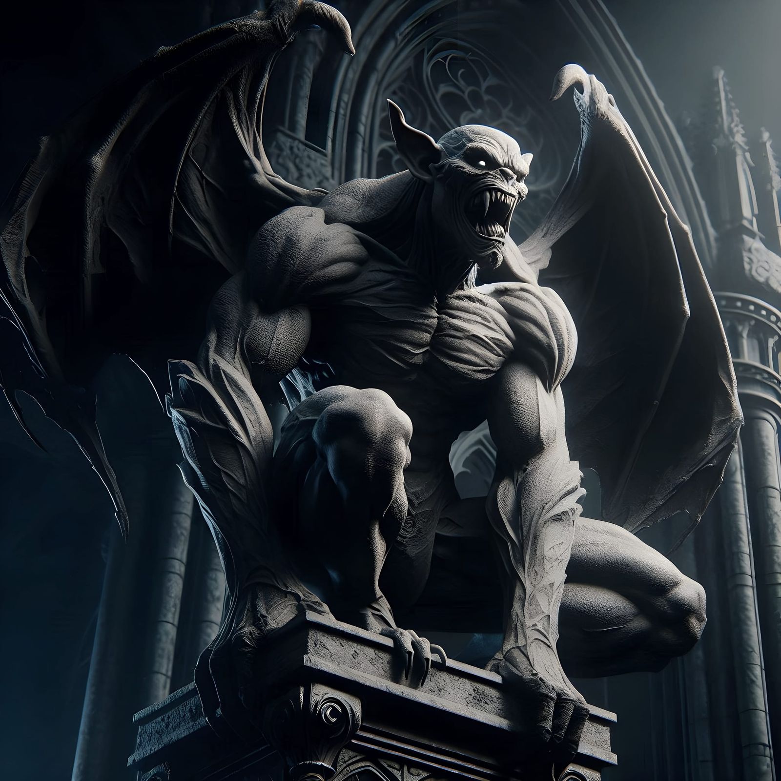 A gargoyle